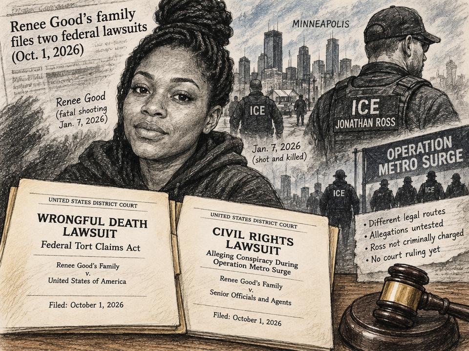 Renee Good’s Family Turns Fatal ICE Shooting Into Two Lawsuits