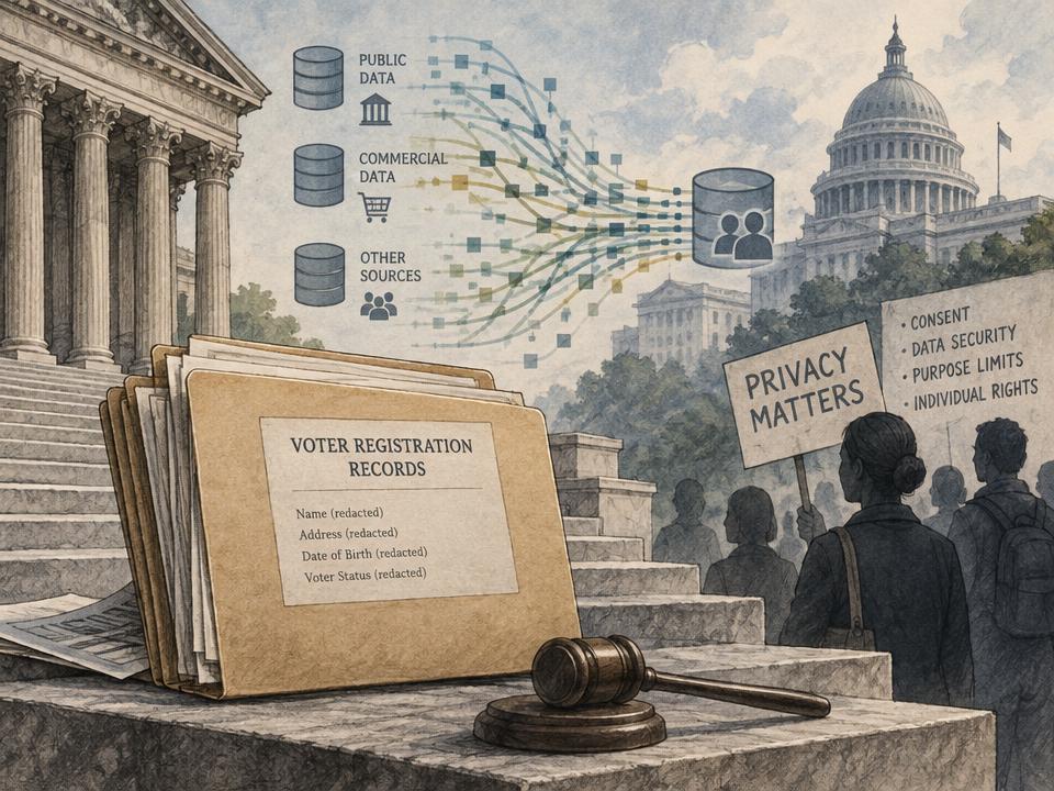 DHS Faces Suit Over Voter Data Spanning at Least 47 States